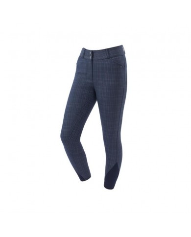 BREECHE DUBLIN CUADROS PRIME GEL AZUL TALLA 26