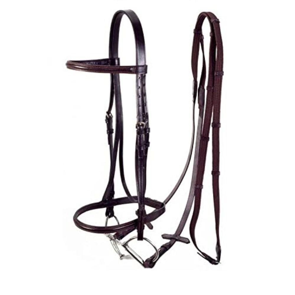 CABEZADA RAISED RIENDA REATA NEGRA