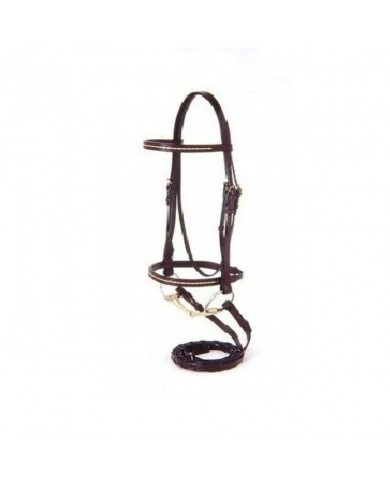 CABEZADA GOLD SNAFFLE NEGRA CABEZADA GOLD SNAFFLE NEGRA