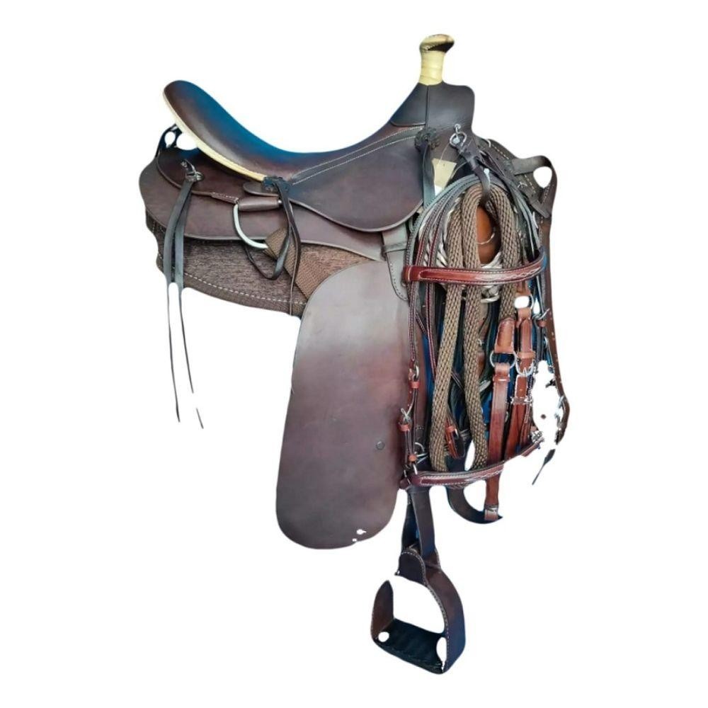 SILLA DE VAQUERIA EN CUERO JP COMBO SILLA DE VAQUERIA EN CUERO JP COMBO