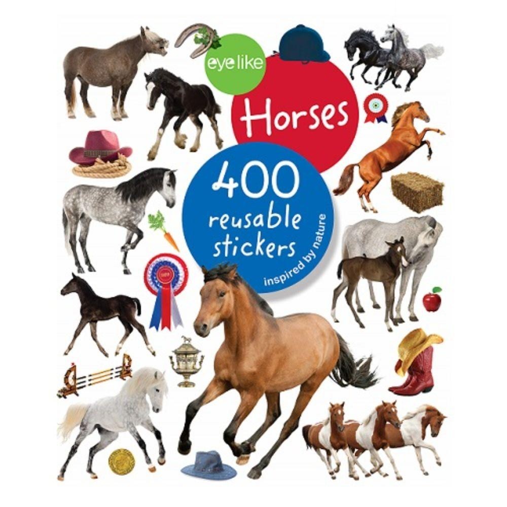 LIBRO STICKERS CON CABALLOS