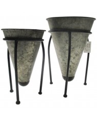 ADORNO 3 VASOS CON SOPORTE (FLORERO)