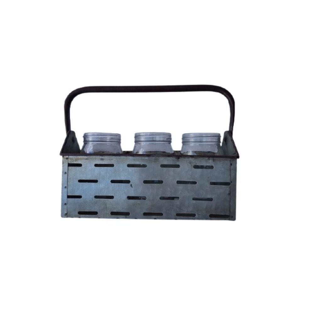 ADORNO 3 VASOS CON SOPORTE (FLORERO)