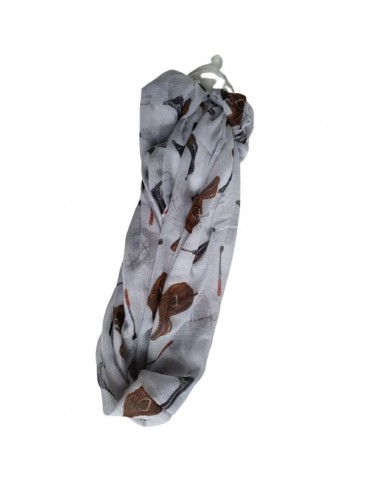 BUFANDA MOTIVOS CABALLOS