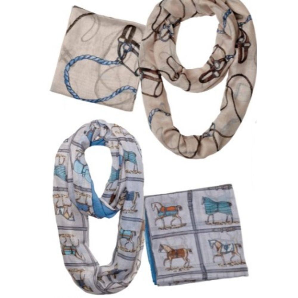 PAÑUELO PARA EL CUELLO MOTIVOS CABALLOS