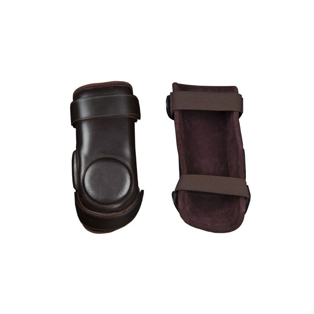 PROTECTOR RODILLA CUERO Y VELCRO