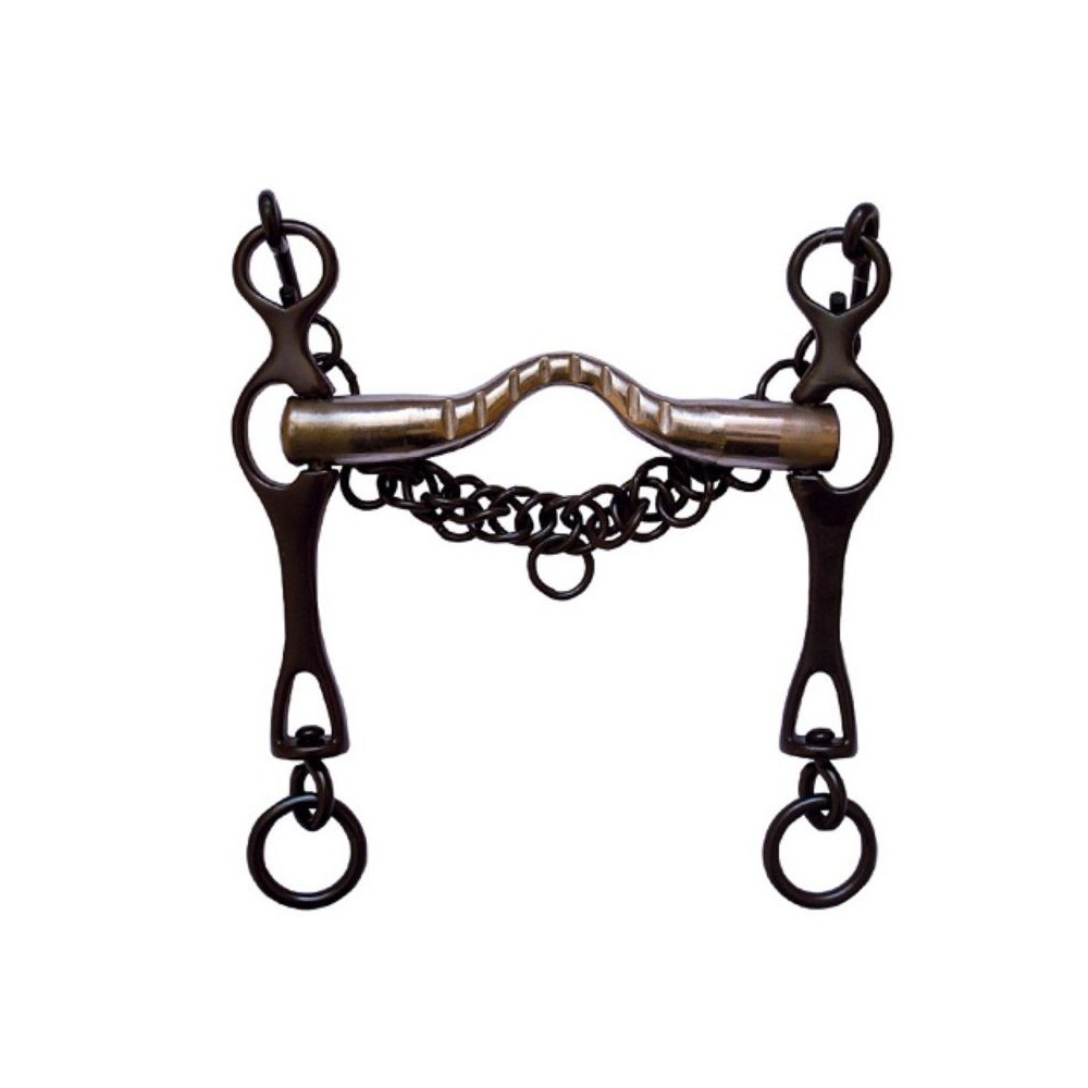 BOCADO PORTUGUES PATA PAVONADA EMBOC. ACERO INOX