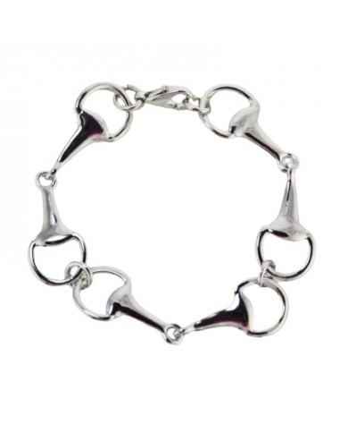 PULSERA GRANDE EGGBUT RHODIUM