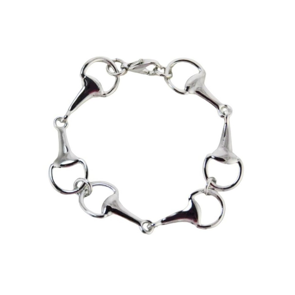 PULSERA GRANDE EGGBUT RHODIUM