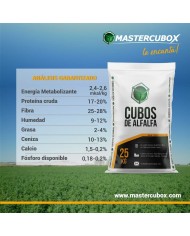 SACO CUBOS DE ALFALFA MASTERCUBOX 25 KG