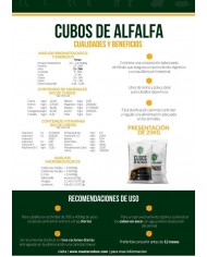 SACO CUBOS DE ALFALFA MASTERCUBOX 25 KG