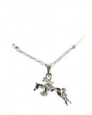 COLLAR Y DIJE CABALLO SALTANDO