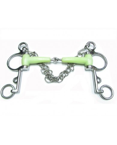 BOCADO PELHAM ARTICULADO APPLE MOUTH BOCADO PELHAM ARTICULADO APPLE MOUTH