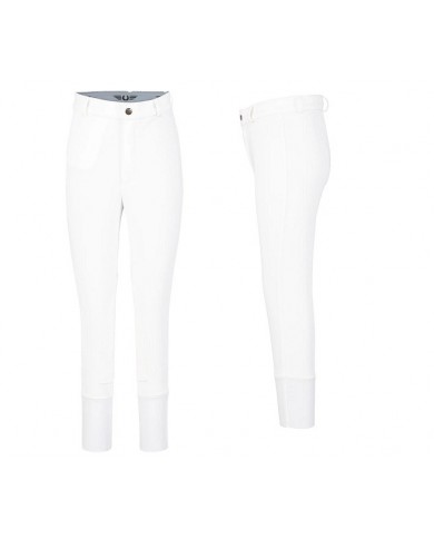 BREECHE TUFFRIDER RIBB KNEE PATCH TALLA 06 BLANCO