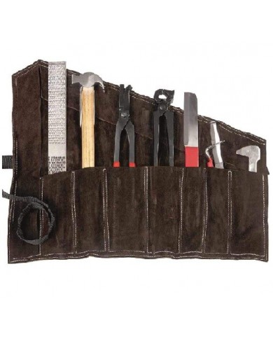 EQUIPO DE HERRAR 9 PIEZAS HISMAR (ESTUCHE CUERO)