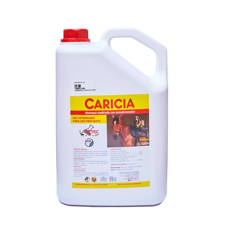 SHAMPOO CARICIA 4000 ML