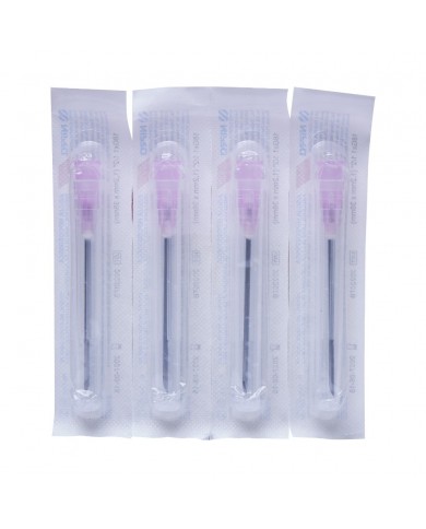 AGUJAS DESECHABLES Nº 18 x 1 1/2"