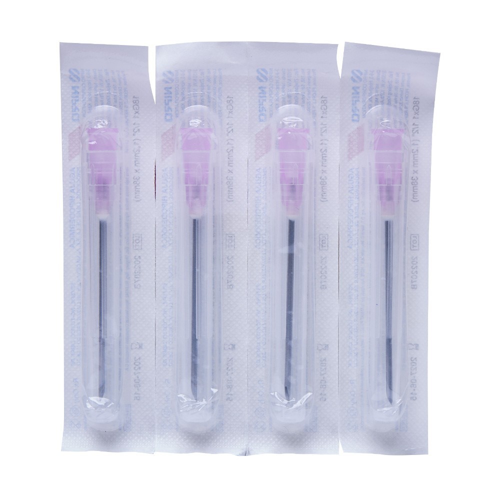 AGUJAS DESECHABLES Nº 18 x 1 1/2"