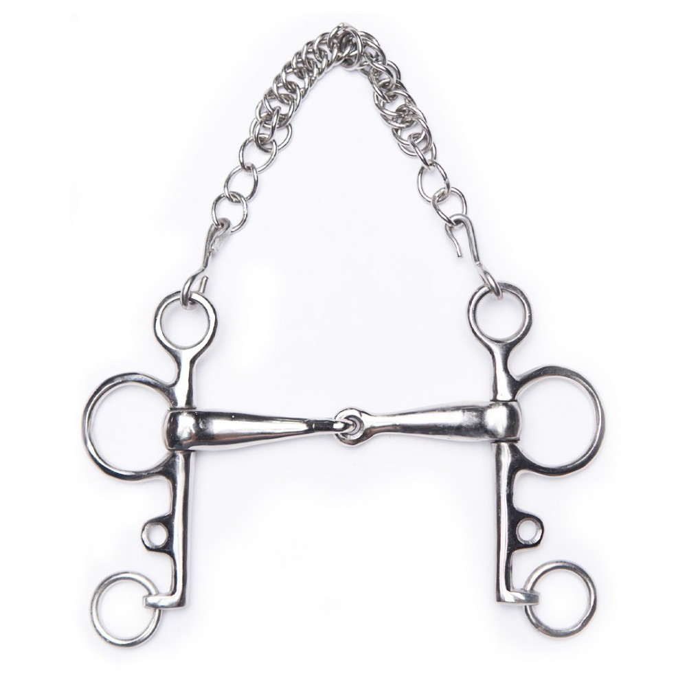 BOCADO PELHAM ARTICULADO NIQUELADO