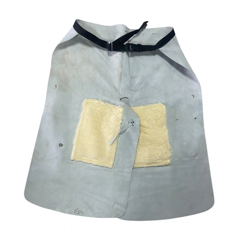 MANDIL TOUGH-1 HERRERO ECONOMICO CUERO