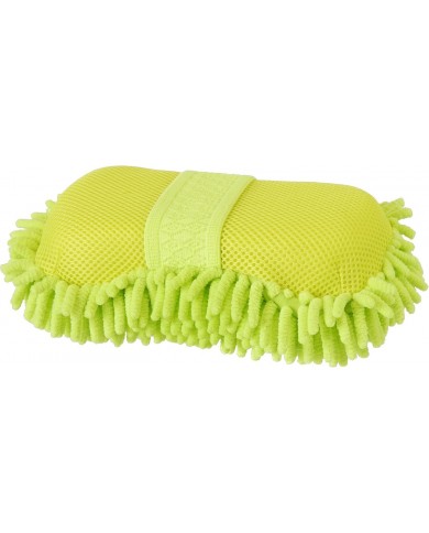 ESPONJA CON CERDAS DE MICROFIBRA