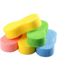 ESPONJA CON CERDAS DE MICROFIBRA