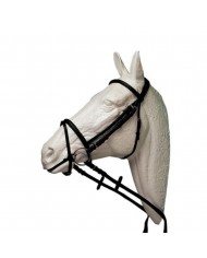 CABEZADA HH ALOMADA CON CIERRA BOCA Y RIENDA LONA