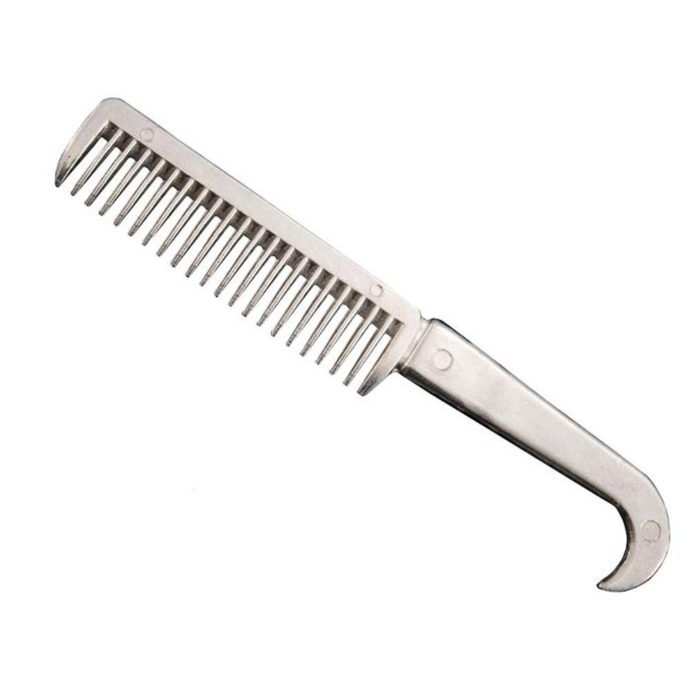 PEINE CON MANGO HOOF PICK ALUMINIO