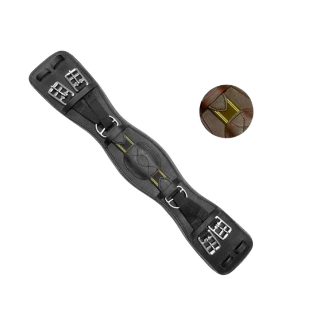 CINCHA DOMA CUERO CON ELASTICOS ZLD