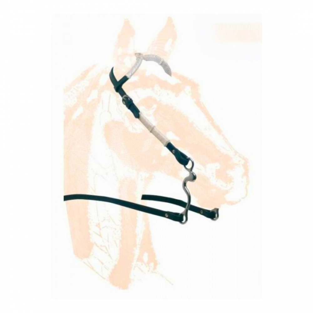 CABEZADA WESTERN SINGLE EAR CON RIENDAS