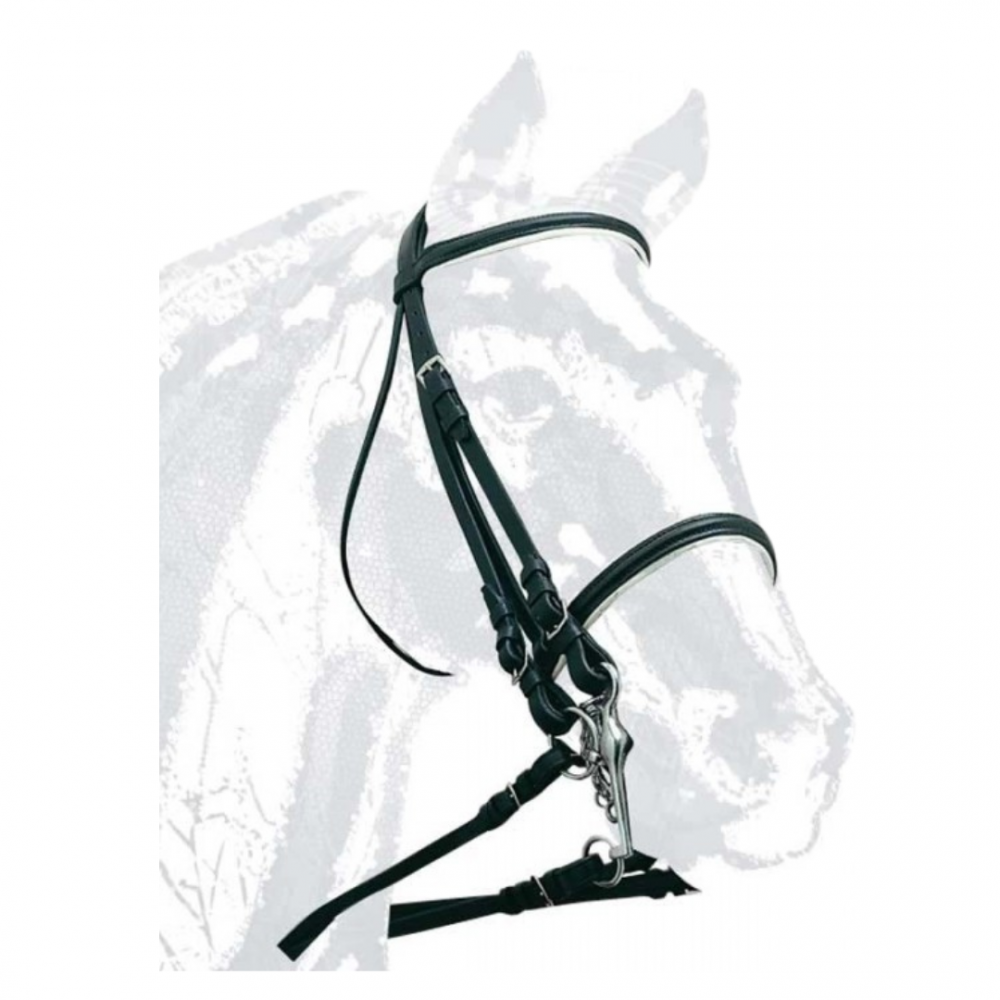 CABEZADA ZLD DOBLE RIENDA 0035 NEGRA