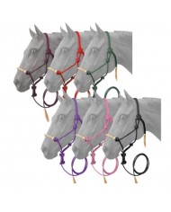 JAQUIMA NUDOS CON MUSEROLA RAWHIDE + TIRO