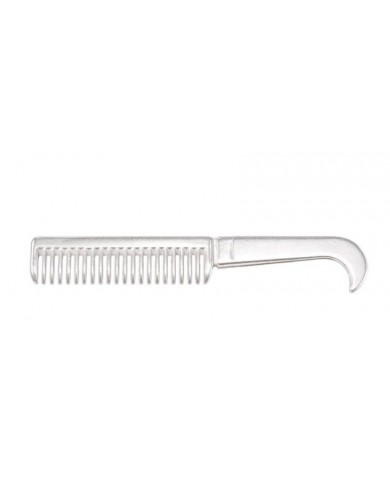 PEINE CON MANGO HOOF PICK ALUMINIO