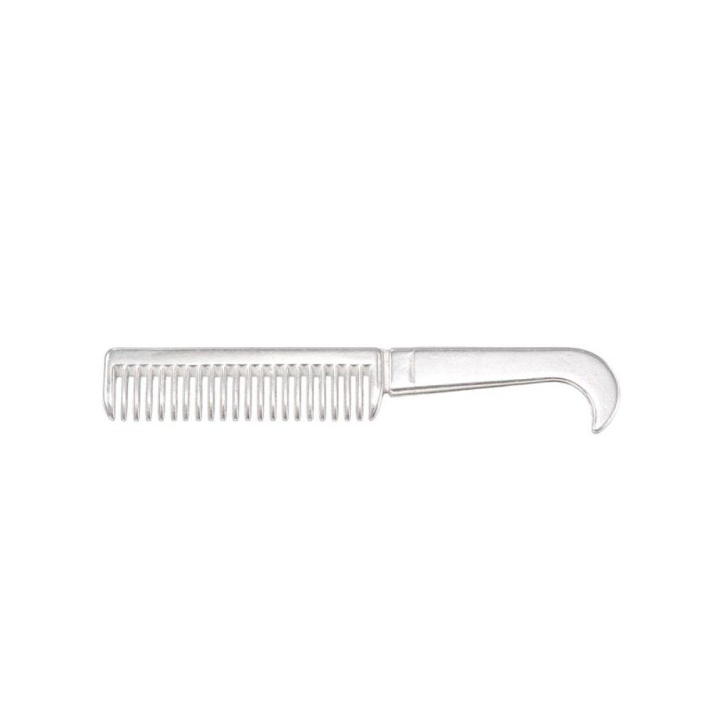 PEINE CON MANGO HOOF PICK ALUMINIO