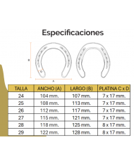 HERRADURA LANCERO 17x7 ML/PP