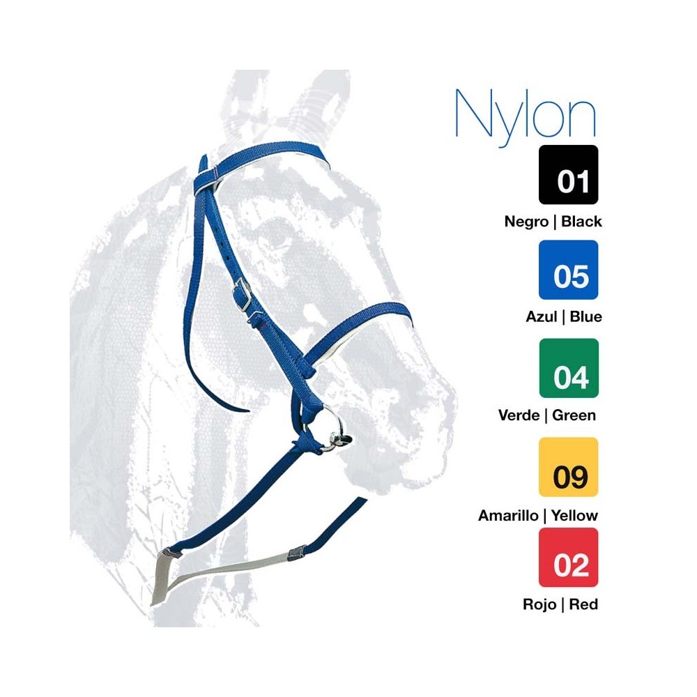 CABEZADA ZLD NYLON 1746 NEGRA