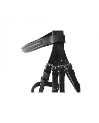 CABEZADA HH AYRA DOBLE RIENDA NEGRA CABEZADA HH AYRA DOBLE RIENDA NEGRA