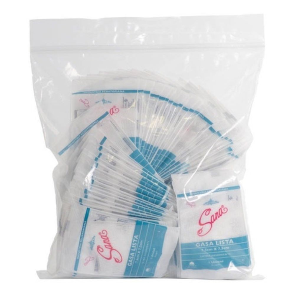 GASA LISTA PAQUETE X 100 ESTERIL