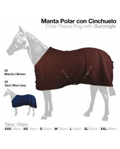 MANTA POLAR FLEECE CON CINCHUELO MANTA POLAR FLEECE CON CINCHUELO