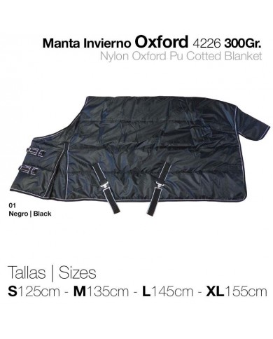 MANTA INVIERNO OXFORD 4226 300gr. MANTA INVIERNO OXFORD 4226 300gr.