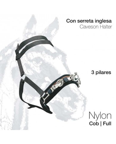 SERRETA INGLESA CON CABEZADA EN NYLON SERRETA INGLESA CON CABEZADA EN NYLON