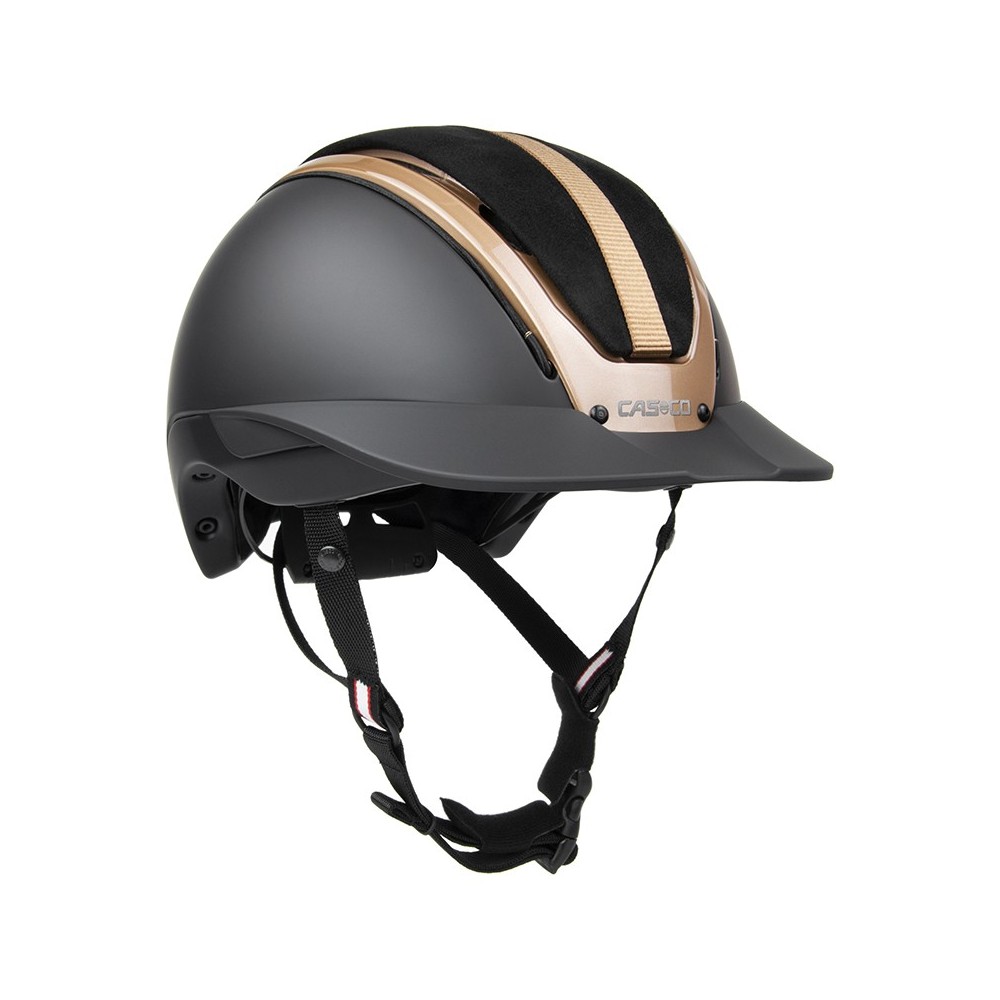 CASCO DUELL ONE: NEGRO/BRONZE