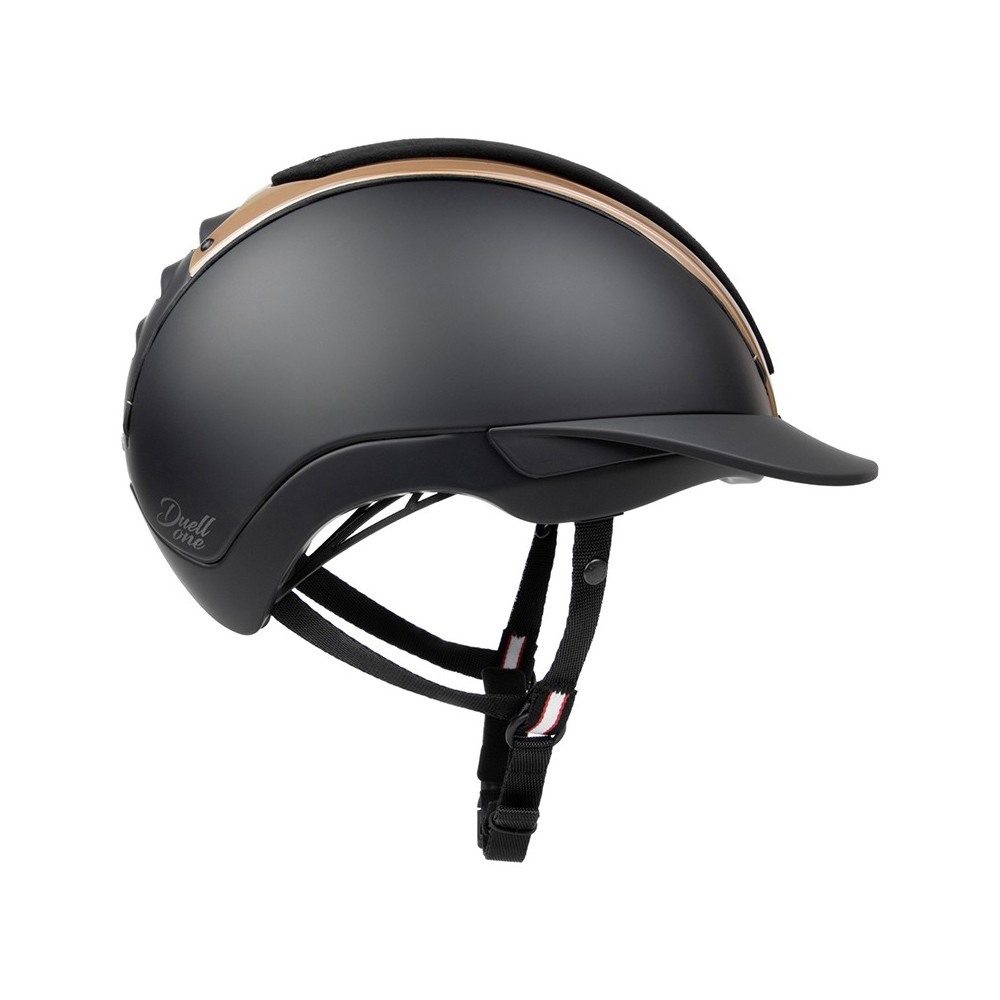 CASCO DUELL ONE: NEGRO/BRONZE