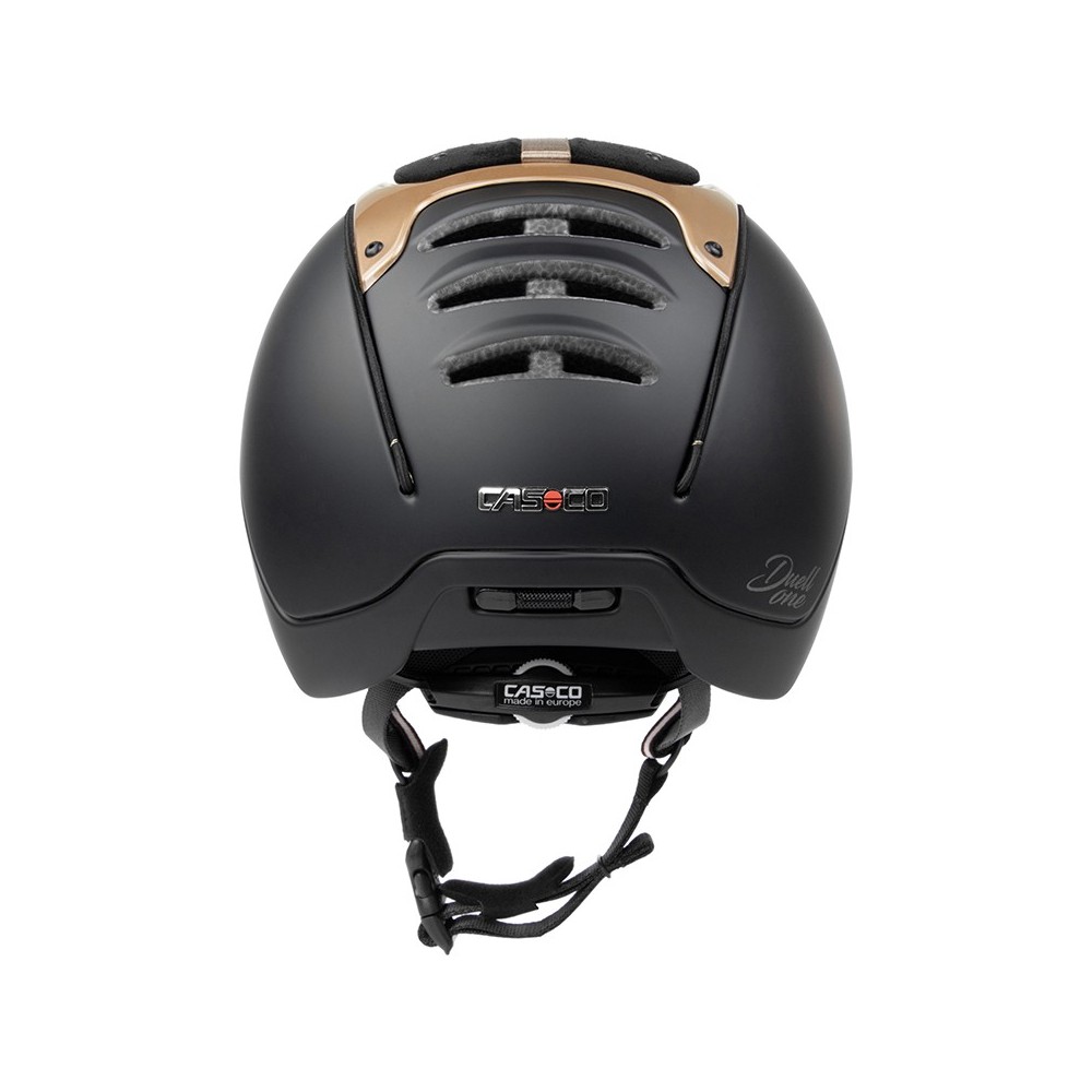 CASCO DUELL ONE: NEGRO/BRONZE