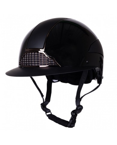 CASCO POLO MIAMI VISOR NEGRO TALLA XL