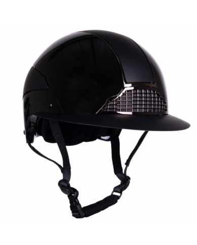 CASCO POLO MIAMI VISOR NEGRO TALLA XL