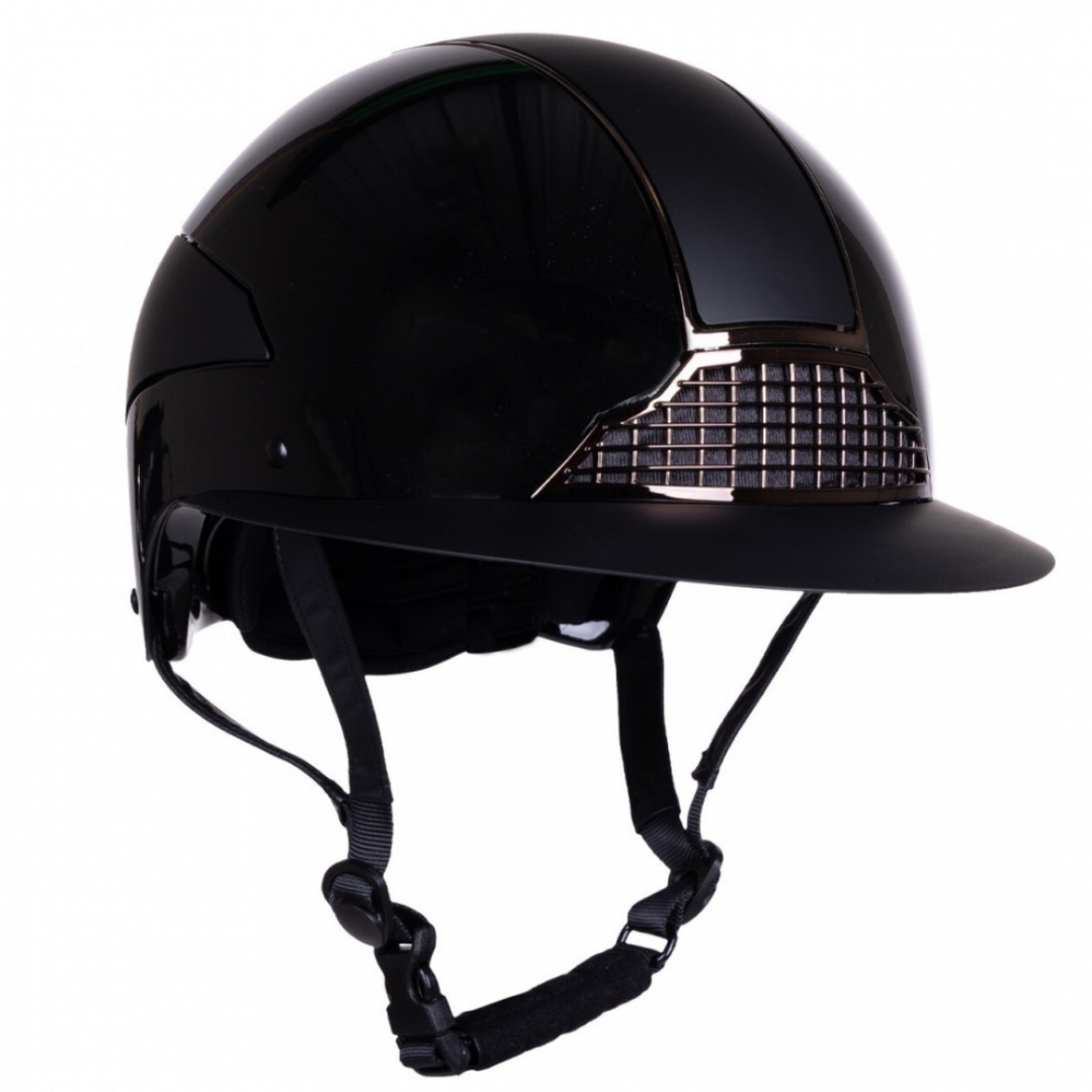 CASCO POLO MIAMI VISOR NEGRO TALLA XL