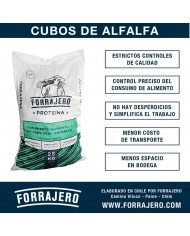 SACO CUBOS DE ALFALFA  ALFAVITA 25 KG