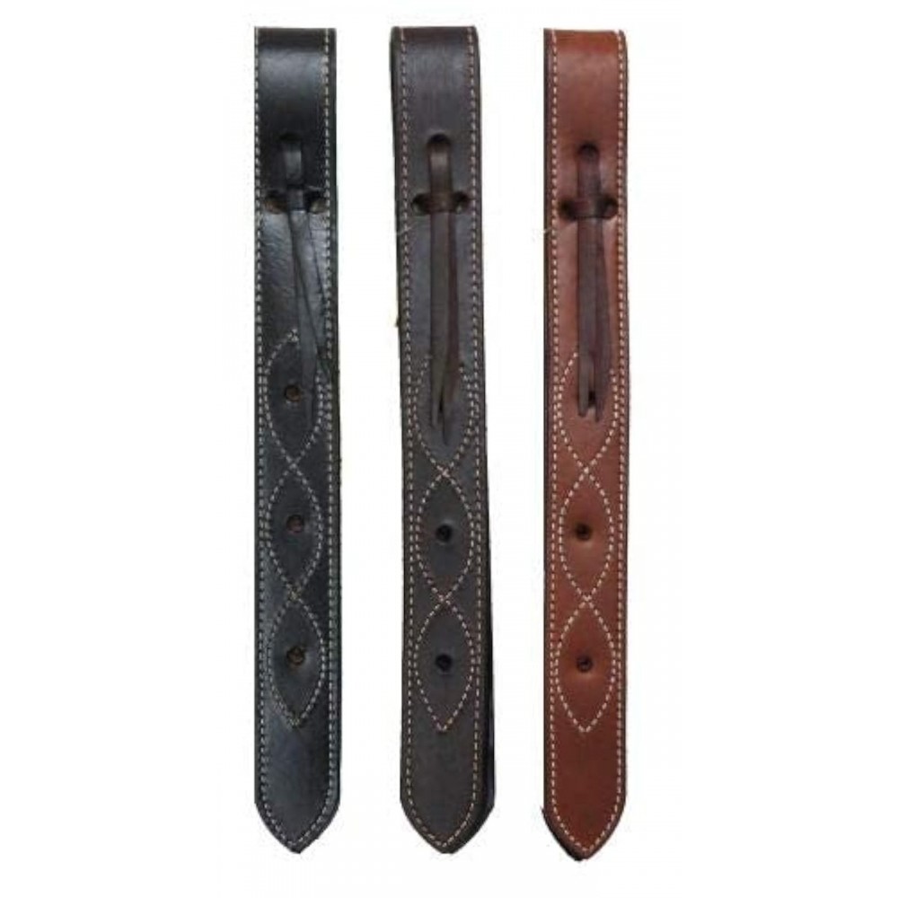 CORREA CINCHADORA 1 1/2" DELANTERA EN CUERO MONTURA WESTERN