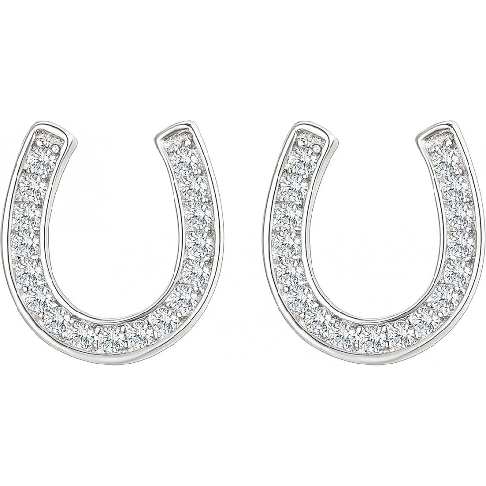 ARETES CON PIEDRA EN HERRADURA SECRET BOX